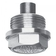 Magnetic drain plug with milled head
